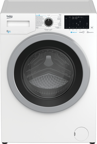Beko HTV8733XS01 washer dryer Freestanding Front-load White