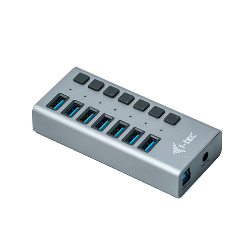 i-tec USB 3.0 Charging HUB 7 port + Power Adapter usb-hub, afbeelding 3