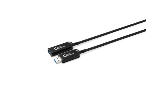 Microconnect USB3.0AAF30AOP USB кабель USB 3.2 Gen 1 (3.1 Gen 1) 30 m USB A Черный