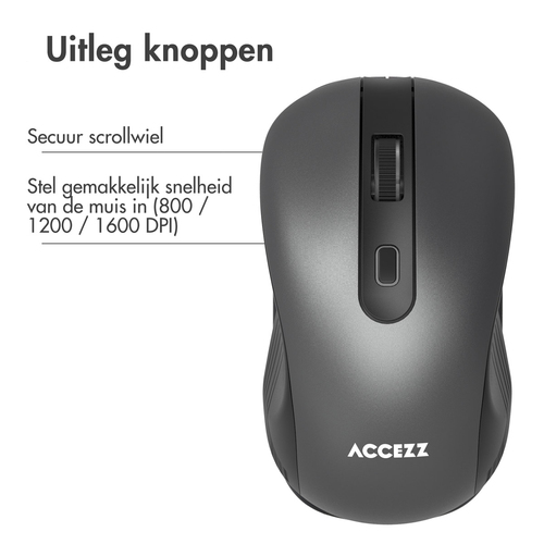 Accezz Draadloze muis - Bluetooth / USB-A adapter, afbeelding 9