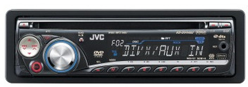 JVC KD-DV4402 car media receiver Black