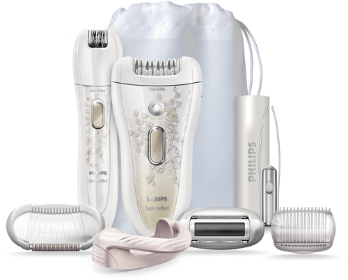 Philips SatinPerfect HP6581/02 epilator 32 tweezers Beige, White