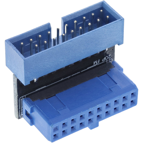 Product image: InLine USB 3.0 adapter internal, male / female, UP angled