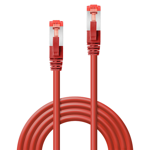 Lindy Patchkabel Cat6 S/FTP rood 0.30m, afbeelding 3