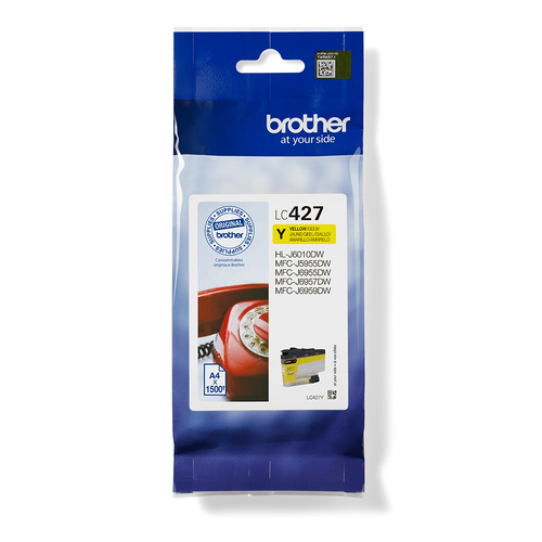 Brother LC-427 Cartridge Geel