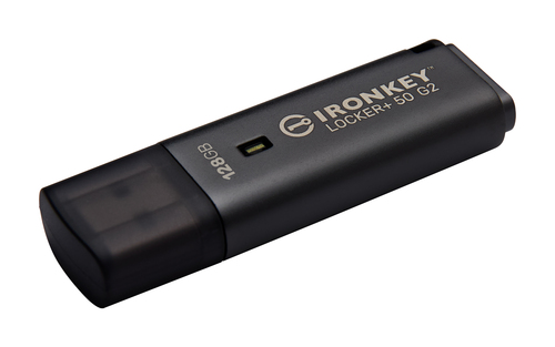 Kingston IronKey Locker+ 50 G2 USB Flash Drive 128 GB usb-stick, afbeelding 3