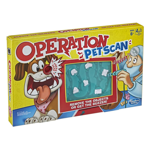 Hasbro Operation Pet Scan Board game Учебный