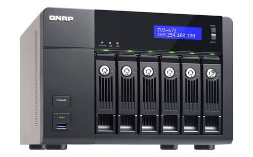 QNAP TVS-671 NAS Tower Intel® Core™ i3 i3-4150 – image 4