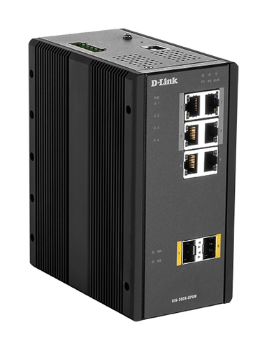 D-Link DIS‑300G‑8PSW Valdomas L2 Gigabit Ethernet (10/100/1000)