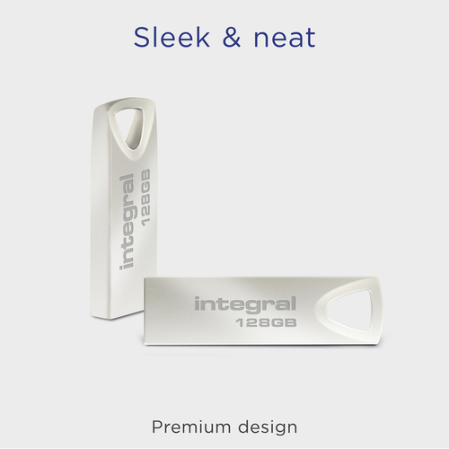 Integral 128GB USB2.0 DRIVE ARC METAL – image 4