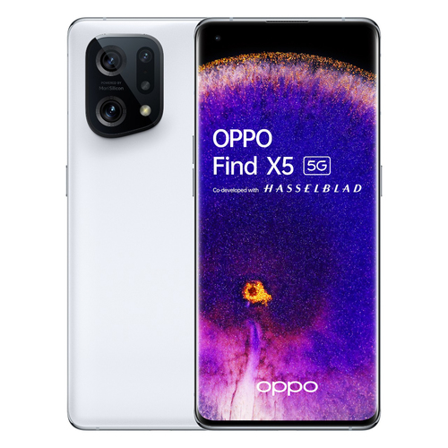 OPPO Find X5 16,6 cm (6.55") Две SIM-карты Android 12 5G USB Type-C 8 GB 256 GB 4800 mAh Белый