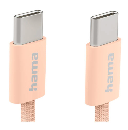 Oplaadkabel Fabric, USB-C - USB-C, 1m, nylon – Foto 4 van 4