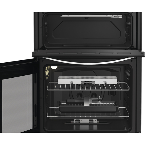 Indesit ITG6GW 60cm Twin Cavity Gas Cooker in White 4 Gas Burners 72 L - image 7