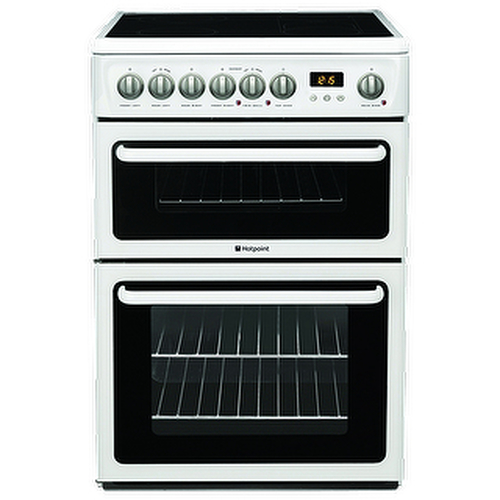 Hotpoint HAE60PS cooker Freestanding cooker Electric Ceramic hob White