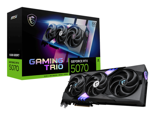 Msi GeForce Rtx 5070 12GB Gaming Trio OC GDDR7 Graphics Card - image 1