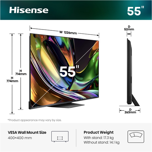 Hisense 55ER8STUK TV – image 2