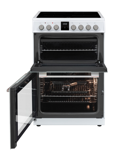 Sharp KF-66DVDD04WM1K-EN cooker Freestanding cooker Electric Ceramic hob White – image 6