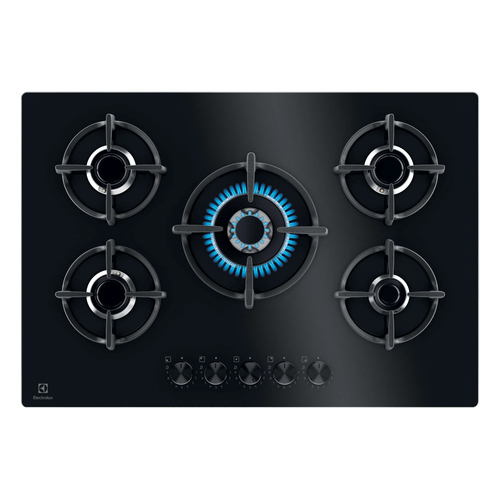 Electrolux EGG75372K Черный Встроенный 75 cm Газовый 5 зона(ы)