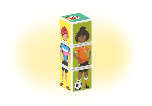 GEOMAG MagiCube Sports Constructiespeelgoed, afbeelding 5