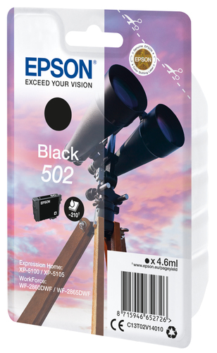 Original Epson 502 Black Ink Cartridge - image 2