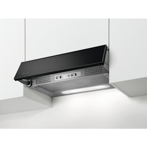 Electrolux DXK6011SW Semi built-in (pull out) Black 245 m³/h