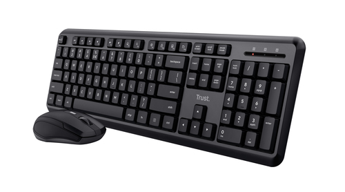 Trust TKM-350 keyboard Mouse included Universal RF Wireless Black – image 1