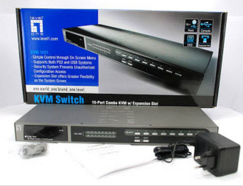 LevelOne ViewCon KVM-1631 Combo KVM Switch - KVM-schakelaar, afbeelding 4