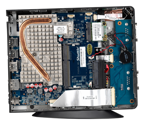 Shuttle XS36V5 PC/workstation barebone Black N3050 BGA 1170 – image 5