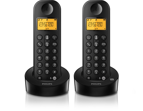 Philips D1252B/38 telephone DECT telephone Caller ID Black – image 2
