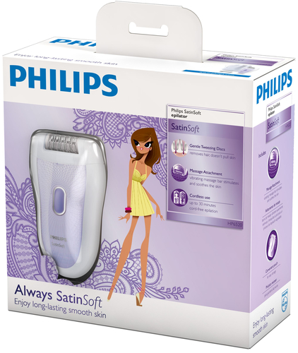 Philips SatinSoft HP6520/70 epilator White – image 2