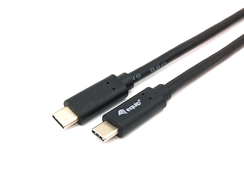 Equip 128348 USB-kabel USB 3.2 Gen 1 (3.1 Gen 1) 0,5 m USB C Zwart