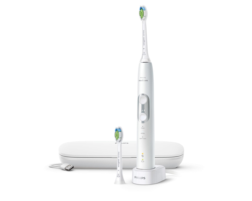 Philips Sonicare ProtectiveClean 6100 HX6462/05 electric toothbrush Adult Sonic toothbrush Silver, White – image 2