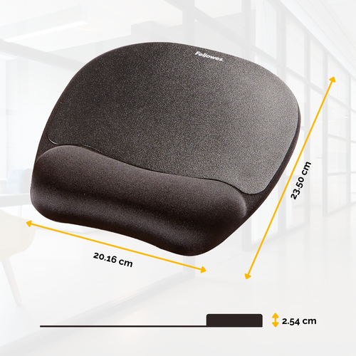 Fellowes Memory Foam - Muismat met polskussen, afbeelding 4