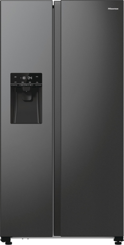 Hisense RSIM535AFE side-by-side холодильник Отдельно стоящий 566 L Черный, Нержавеющая сталь
