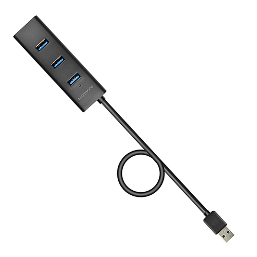 AXAGON N HUE-S2BL - Hub - 4 Ports USB-Hubs - USB 32 - 4 - Schwarz – Foto 5 von 11