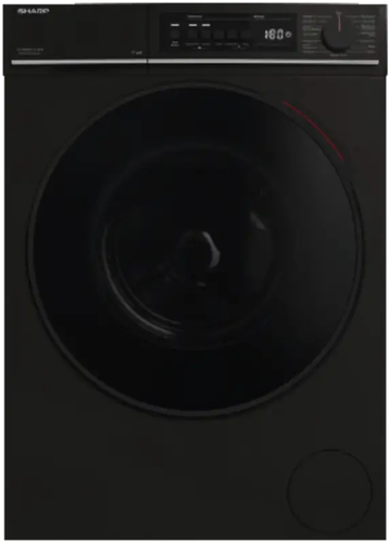 Sharp ES-WNFB214CMDA-DE стиральная машина Фронтальная загрузка 12 kg 1400 RPM Черный