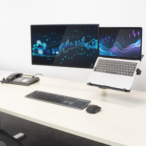 ACT AC8305 Monitorhalterung 1 Bildschirm mit Laptophalterung – Foto 5 von 6