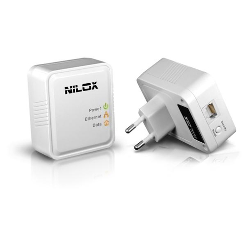 Nilox DPL-2010K 200 Mbit/s Ethernet LAN White 2 pc(s)