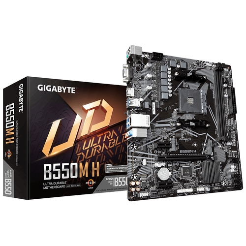 GIGABYTE B550M H AMD B550 Разъем AM4 Микро ATX