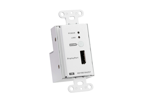 ATEN DisplayPort HDBaseT-Lite Transmitter with US Wall Plate / PoH – image 6