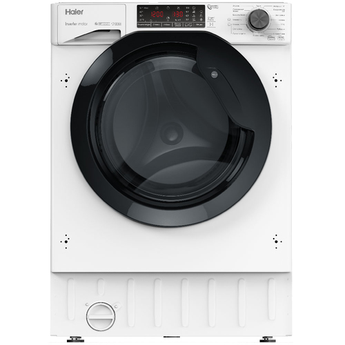 Haier HWDQ90B416FWB-RU washer dryer Built-in Front-load White