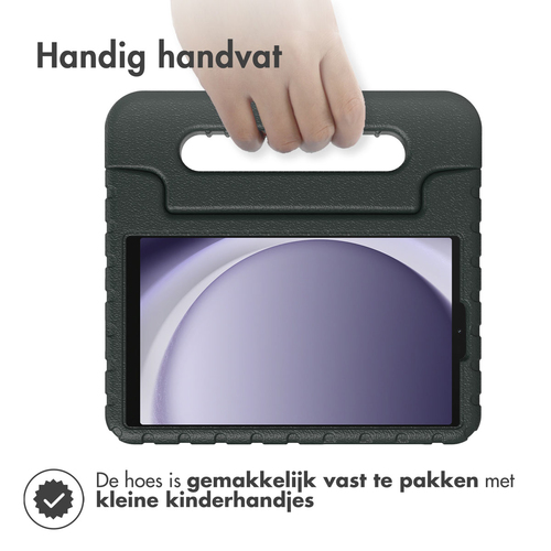 Accezz Kidsproof Backcover met handvat Samsung Galaxy Tab A9 8.7 inch - Zwart, afbeelding 6