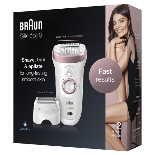 Braun Silk-épil 9 80715557 epilator 40 tweezers White – image 4