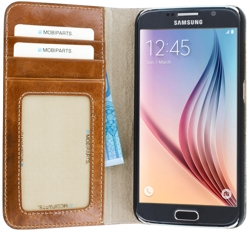 Mobiparts Excellent Wallet Case Samsung Galaxy S6 Oaked Cognac – image 4