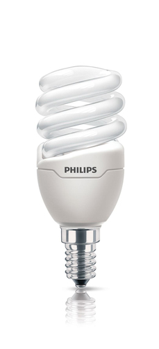 Philips Tornado 872790093020700 energy-saving lamp 8 W E14 Soe valge
