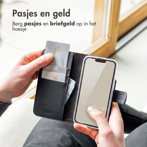 Accezz Wallet Softcase Bookcase Samsung Galaxy S23 Telefoonhoesje Zwart, afbeelding 4