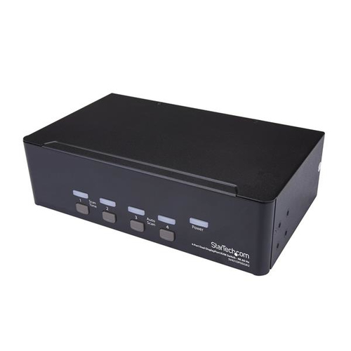 STARTECH 4PT Dual DP KVM Switch 4K60