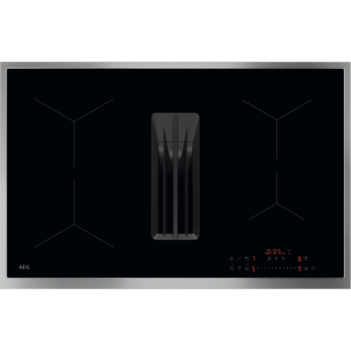 AEG TT84CA0FRB Черный Встроенный 80 cm Плита с зонами индукции 4 зона(ы) Встроенный капюшон