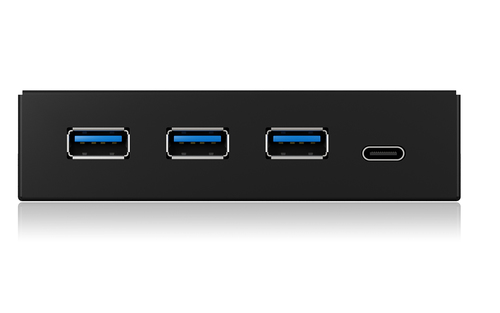 ICY BOX IB-HUB1418-i3 USB-Hubs - 4 - Schwarz – Foto 6 von 7