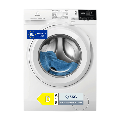 Electrolux EW7W295W стирально-сушильная машина Отдельно стоящий Фронтальная загрузка Белый
